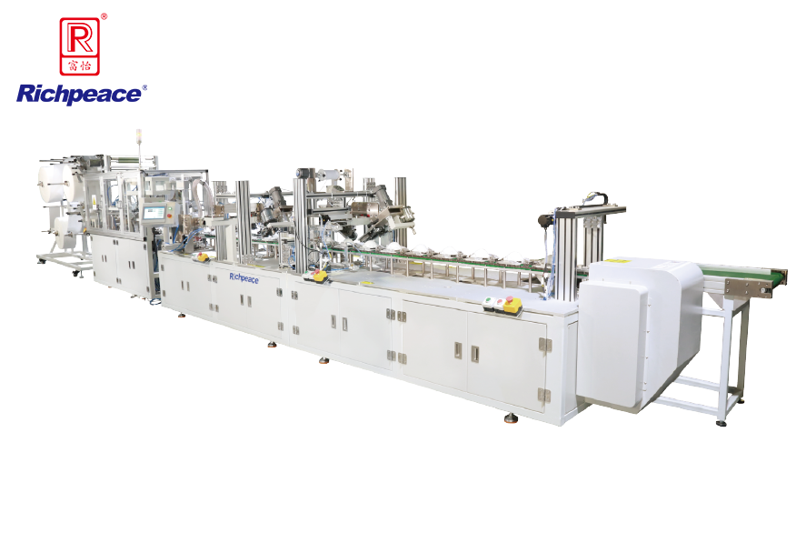 米兰app官网入口全自动罩杯口罩生产线（钉头带）