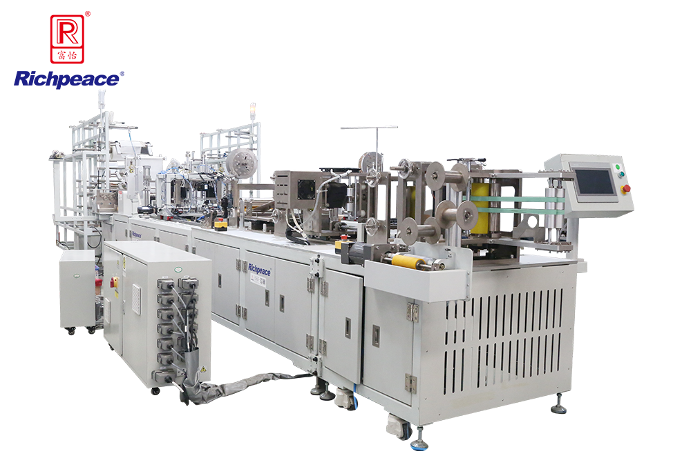 米兰app官网入口全自动高速折叠口罩生产线 （焊耳带)