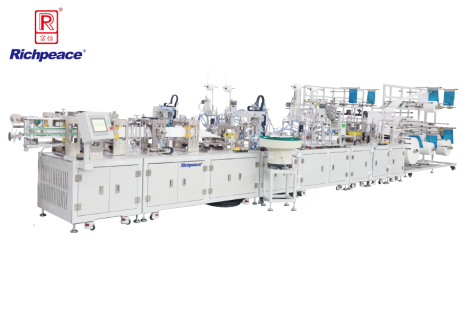 米兰app官网入口全自动折叠口罩启停型生产线 （焊耳带)