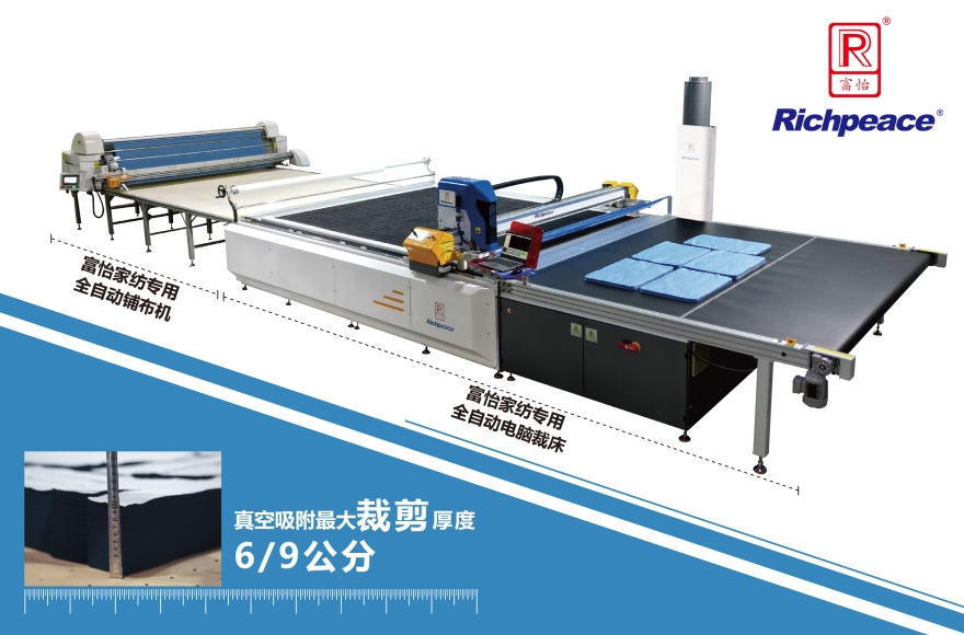 米兰app官网入口家纺专用全自动裁剪生产线