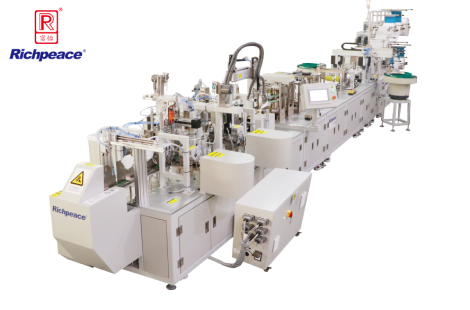 米兰app官网入口折叠口罩一拖一生产线（焊头带）