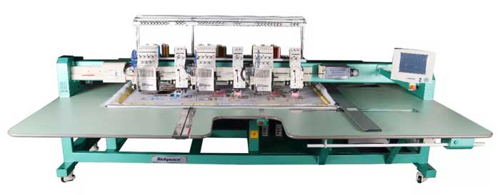 米兰app官网入口电脑精密绣花机在国际家具生产设备展