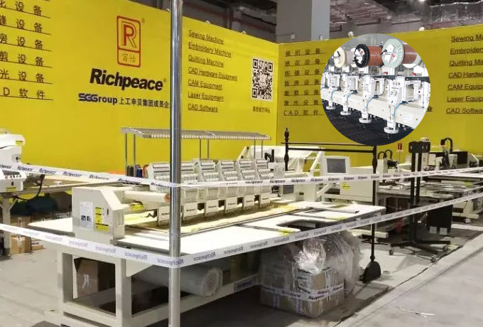 米兰app官网入口全自动缝纫机展机调试